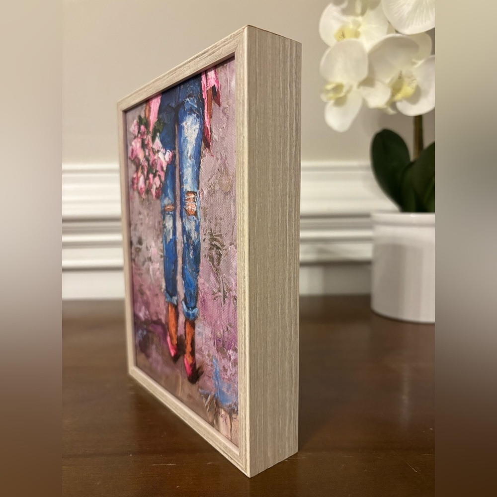 Mini Floral Canvas Art Trendy and Cute - Picture 5 of 5